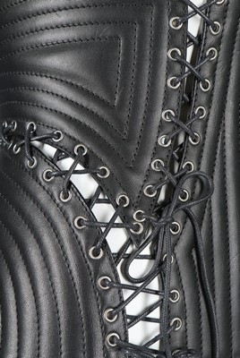 Lot 321 - A Jean Paul Gaultier man's leather corset,...