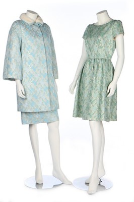 Lot 204 - A Prada sixties-inspired brocatelle ensemble,...