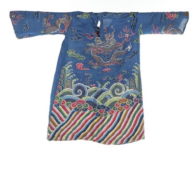 Lot 359 - A tunic formed from a Chinese dragon robe,...