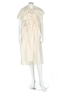 Lot 329 - A Comme des Garçons off-white cotton dress, SS...