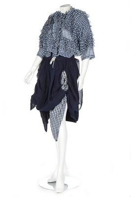 Lot 333 - A Comme des Garçons gingham ensemble, SS 2008,...