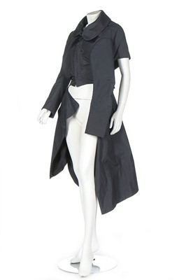 Lot 335 - A Comme des Garçons black tailcoat, AW 2004,...