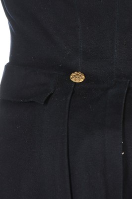 Lot 134 - A young man's navy facecloth tailcoat, early...