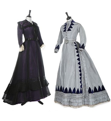 Lot 138 - A group of mostly Victorian clothing, late...