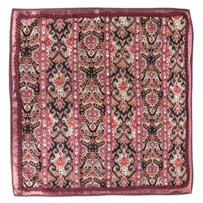 Lot 349 - A small embroidered cover, probably Azerbaijan,...