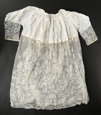 Lot 424 - Two fine needlerun surplices circa 1900,...