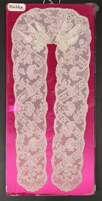 Lot 426 - A joined pair of Mechlin lappets, circa 1760,...