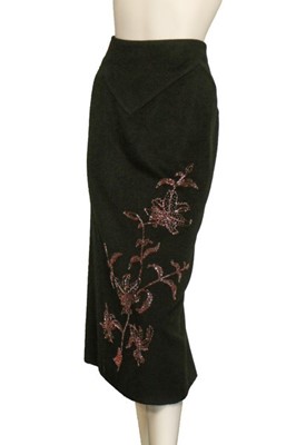 Lot 331 - An Alexander McQueen cashmere skirt, 'Joan'...