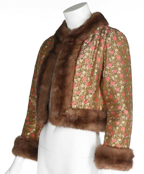 Lot 149 - A Marc Bohan for Christian Dior mink trimmed...