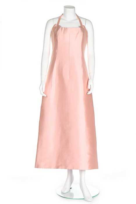 Lot 145 - A Christian Dior couture pink gazar evening...