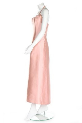 Lot 145 - A Christian Dior couture pink gazar evening...