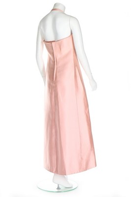 Lot 145 - A Christian Dior couture pink gazar evening...