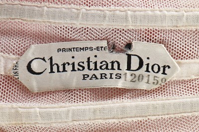 Lot 145 - A Christian Dior couture pink gazar evening...