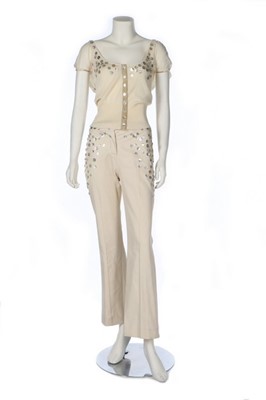 Lot 336 - An Alexander McQueen ensemble embellished with...