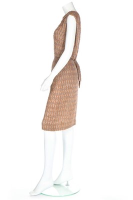 Lot 162 - A Guy Laroche couture heavily beaded cocktail...