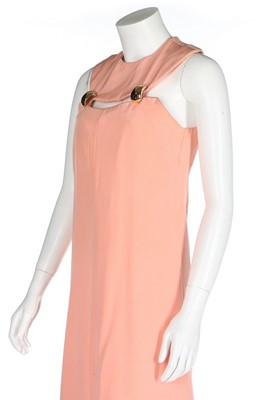 Lot 161 - A Christian Dior Patron Originale salmon pink...