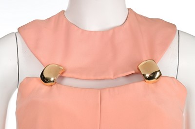 Lot 161 - A Christian Dior Patron Originale salmon pink...