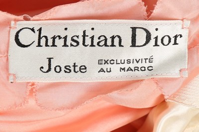 Lot 161 - A Christian Dior Patron Originale salmon pink...