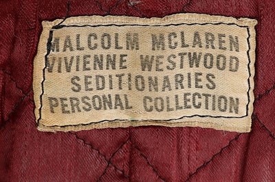 Lot 212 - A Westwood/McLaren Seditonaries glazed cotton...