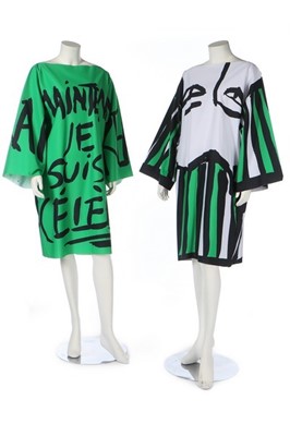 Lot 358 - Three Jean-Charles de Castelbajac tunics, 2012,...