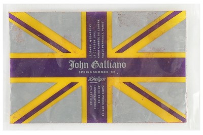 Lot 242 - A rare John Galliano show card, 'Forgotten...