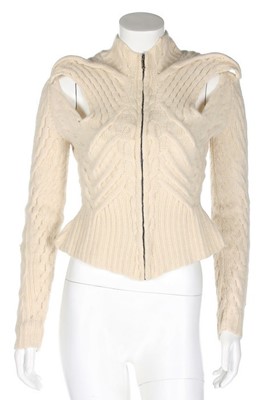 Lot 253 - A John Galliano knitted 'anatomical' jacket,...