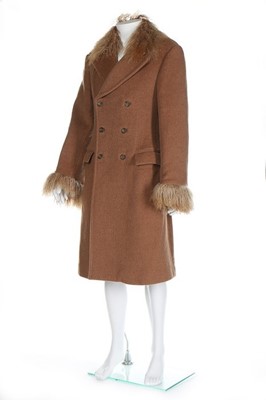 Lot 229 - An early Alexander McQueen man's camel coat,...