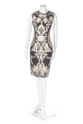 Lot 303 - An Alexander McQueen vertebrae/crystal print...