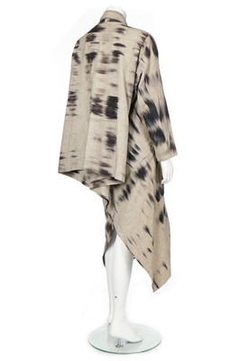 Lot 258 - An early Issey Miyake ikat weave coat-dress,...