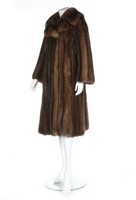 Lot 12 - A Bradley's Barguzin Russian sable coat, 1980s,...