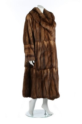 Lot 176 - A Liska sable coat, labelled Liska, Vienna,...