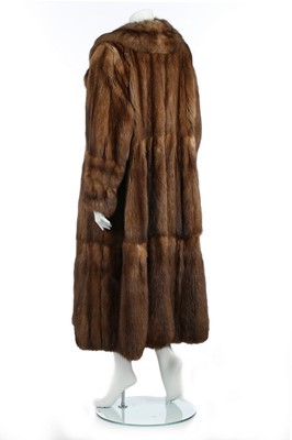 Lot 13 - A Liska sable coat, labelled Liska, Vienna,...