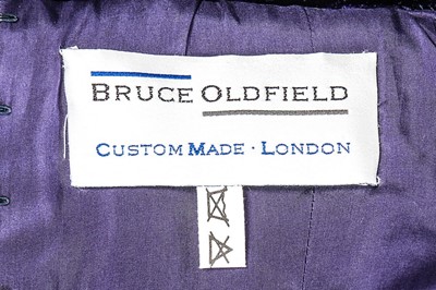 Lot 36 - Princess Diana's Bruce Oldfield crushed purple...