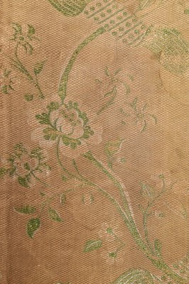 Lot 41 - A gentleman's brocaded silk banyan, circa 1760,...