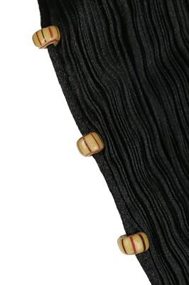 Lot 64 - A good Mariano Fortuny black silk 'Delphos',...
