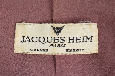 Lot 138 - A Jacques Heim grey wool day ensemble, circa...