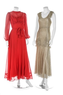 Lot 256 - A group of eveningwear, mostly 1930s, approx....