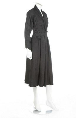 Lot 120 - A Claire McCardell by Townley grey wool dress,...