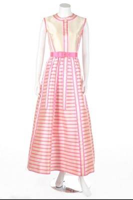 Lot 104 - Two Pierre Balmain haute couture pink evening...