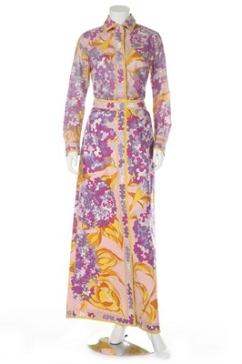 Lot 163 - A Pucci printed cotton ensemble, late 1960s,...