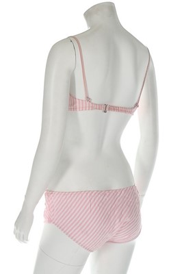Lot 243 - A rare Reard candy striped cotton bikini,...