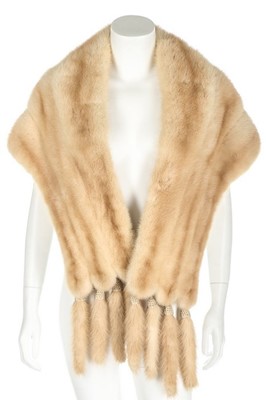 Lot 274 - Two blonde mink coats and a stole, 1950s-60s,...