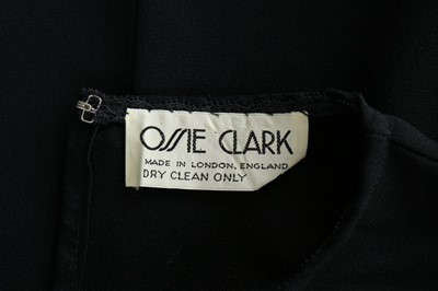 Lot 97 - An Ossie Clark black crpe sequined ensemble,...