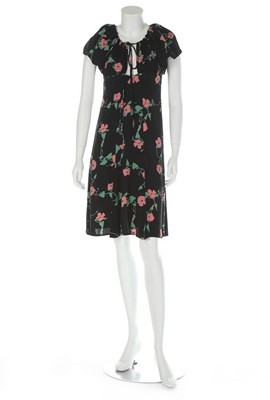 Lot 158 - An Ossie Clark for Radley printed crêpe dress,...