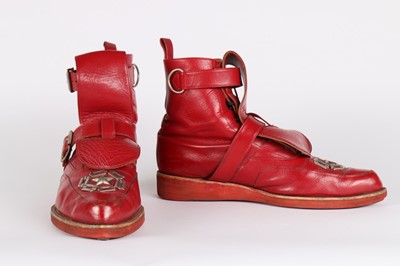 Lot 174 - A pair of Westwood/McLaren 'Seditionaries' red...