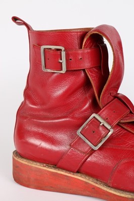 Lot 174 - A pair of Westwood/McLaren 'Seditionaries' red...
