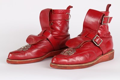 Lot 174 - A pair of Westwood/McLaren 'Seditionaries' red...
