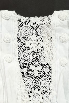 Lot 455 - A group of white cotton infant dresses, mainly...