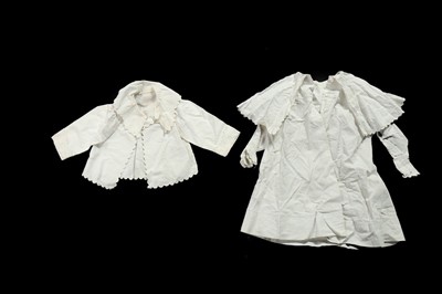 Lot 455 - A group of white cotton infant dresses, mainly...