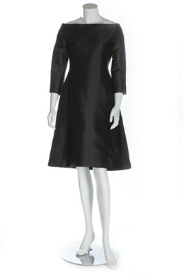 Lot 284 - A Christian Dior boutique black gazar dress...